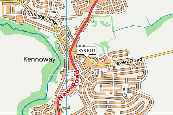 KY8 5TU map - OS VectorMap District (Ordnance Survey)
