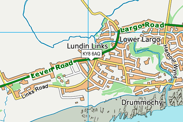 KY8 6AQ map - OS VectorMap District (Ordnance Survey)