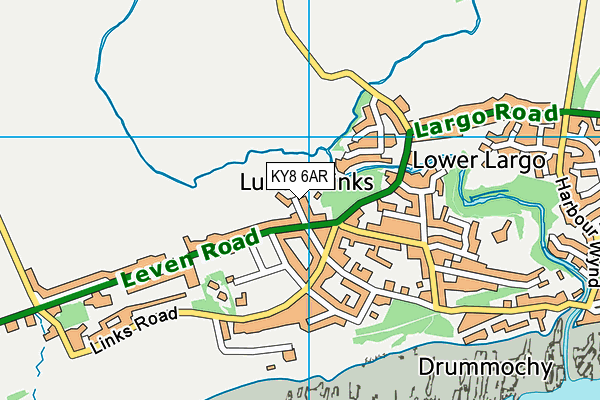 KY8 6AR map - OS VectorMap District (Ordnance Survey)