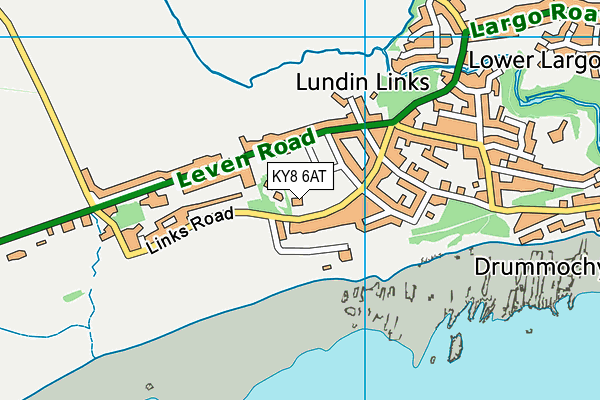 KY8 6AT map - OS VectorMap District (Ordnance Survey)