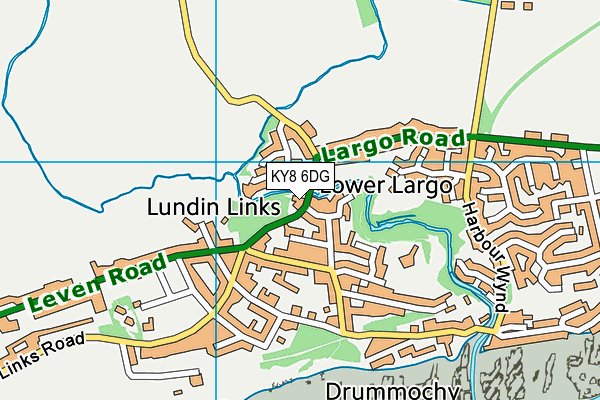 KY8 6DG map - OS VectorMap District (Ordnance Survey)