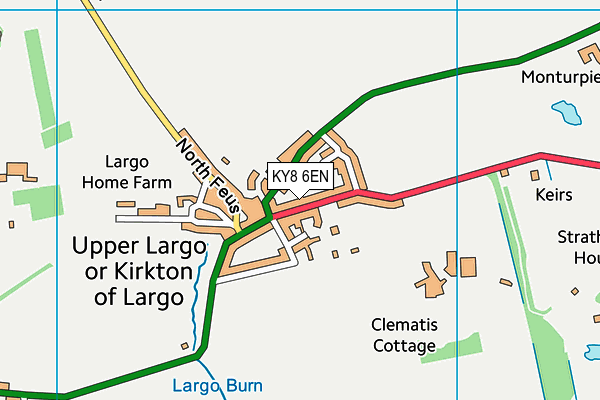 KY8 6EN map - OS VectorMap District (Ordnance Survey)
