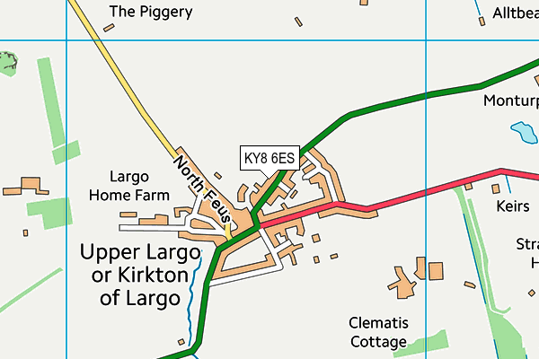 KY8 6ES map - OS VectorMap District (Ordnance Survey)