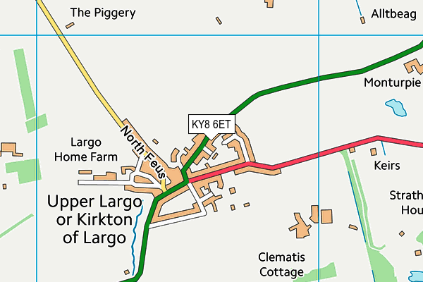 KY8 6ET map - OS VectorMap District (Ordnance Survey)
