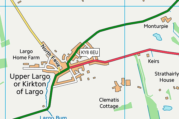 KY8 6EU map - OS VectorMap District (Ordnance Survey)