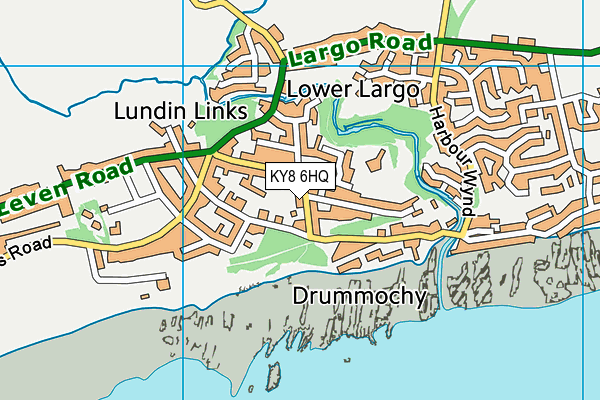 KY8 6HQ map - OS VectorMap District (Ordnance Survey)