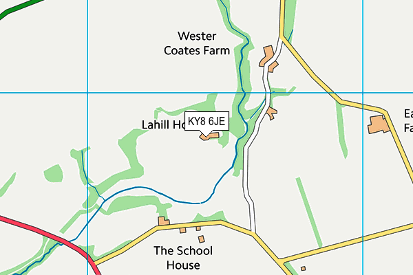 KY8 6JE map - OS VectorMap District (Ordnance Survey)