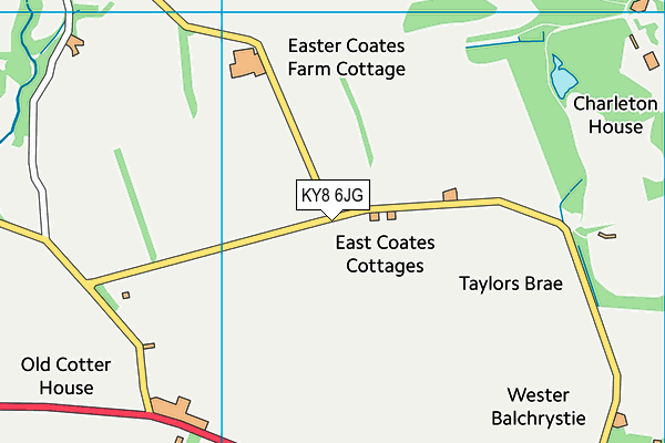 KY8 6JG map - OS VectorMap District (Ordnance Survey)
