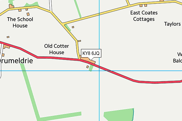 KY8 6JQ map - OS VectorMap District (Ordnance Survey)