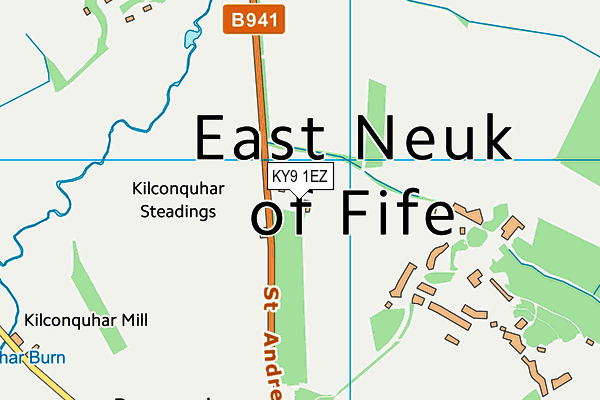 KY9 1EZ map - OS VectorMap District (Ordnance Survey)
