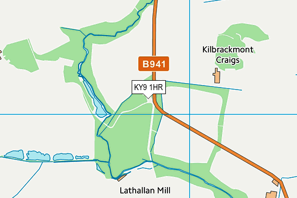KY9 1HR map - OS VectorMap District (Ordnance Survey)
