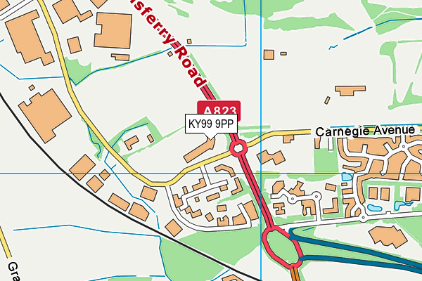 KY99 9PP map - OS VectorMap District (Ordnance Survey)
