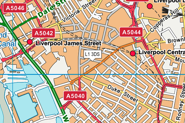 L1 3DS map - OS VectorMap District (Ordnance Survey)