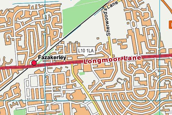 L10 1LA map - OS VectorMap District (Ordnance Survey)