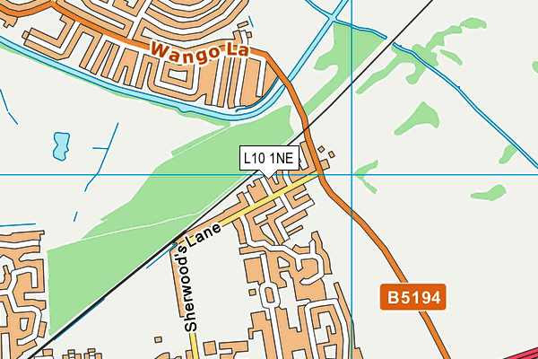 L10 1NE map - OS VectorMap District (Ordnance Survey)