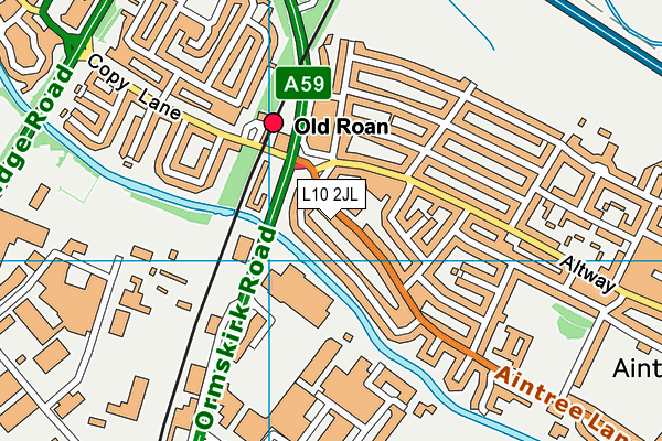 L10 2JL map - OS VectorMap District (Ordnance Survey)