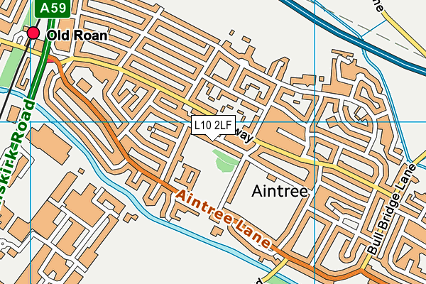 L10 2LF map - OS VectorMap District (Ordnance Survey)