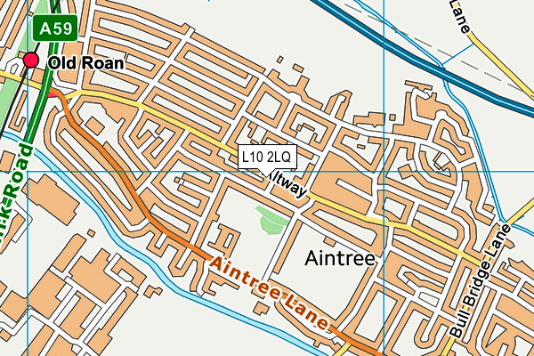 L10 2LQ map - OS VectorMap District (Ordnance Survey)