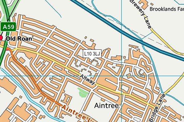 L10 3LJ map - OS VectorMap District (Ordnance Survey)