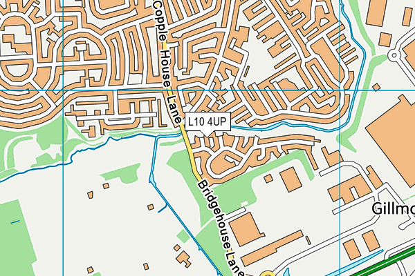 L10 4UP map - OS VectorMap District (Ordnance Survey)