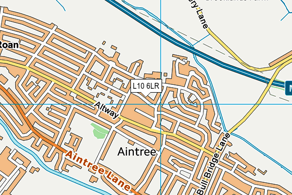 L10 6LR map - OS VectorMap District (Ordnance Survey)