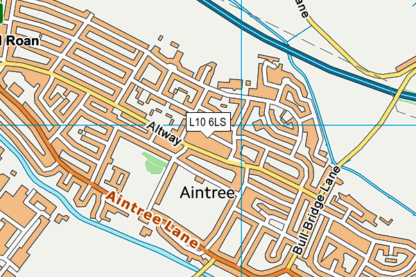 L10 6LS map - OS VectorMap District (Ordnance Survey)
