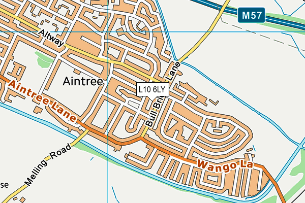 L10 6LY map - OS VectorMap District (Ordnance Survey)