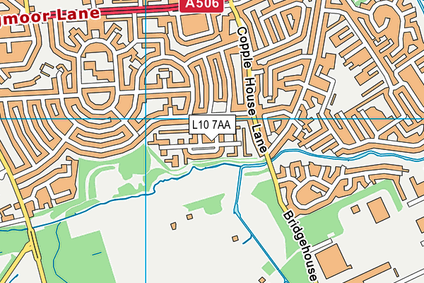L10 7AA map - OS VectorMap District (Ordnance Survey)