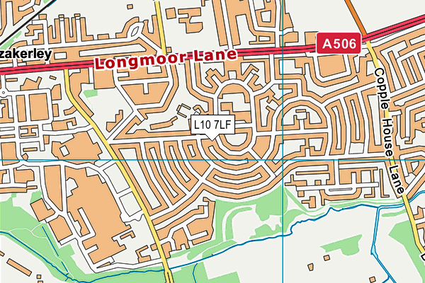 L10 7LF map - OS VectorMap District (Ordnance Survey)