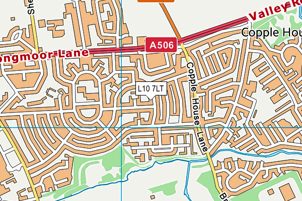 L10 7LT map - OS VectorMap District (Ordnance Survey)
