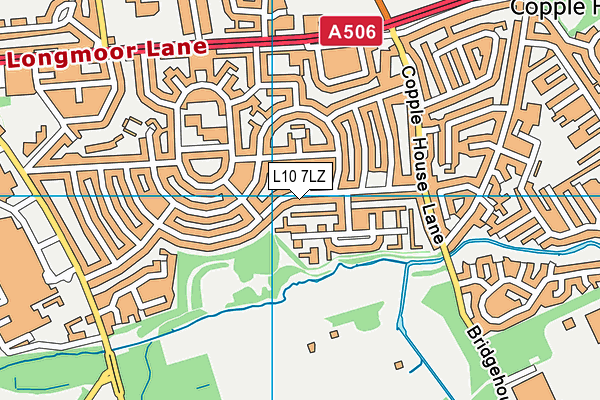 L10 7LZ map - OS VectorMap District (Ordnance Survey)