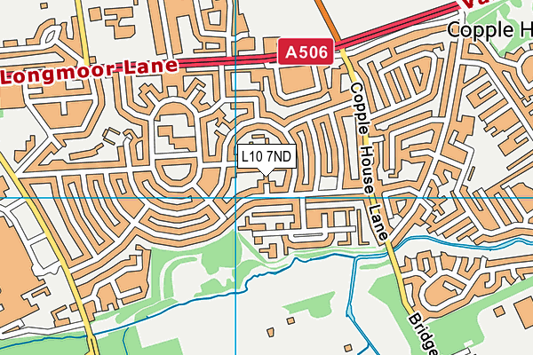 L10 7ND map - OS VectorMap District (Ordnance Survey)