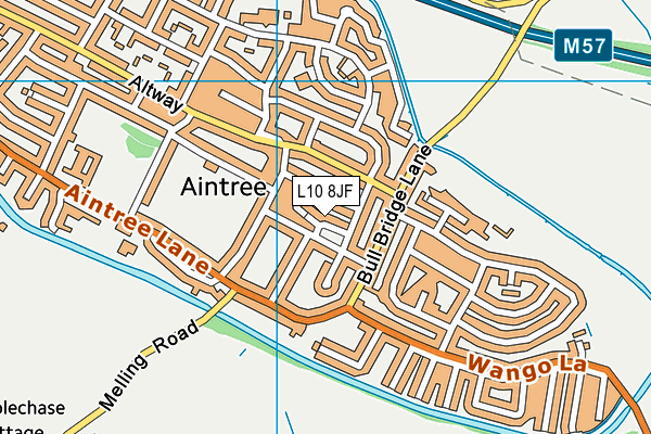 L10 8JF map - OS VectorMap District (Ordnance Survey)