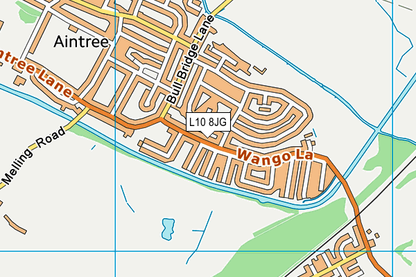 L10 8JG map - OS VectorMap District (Ordnance Survey)