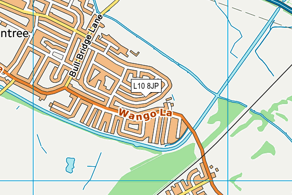 L10 8JP map - OS VectorMap District (Ordnance Survey)