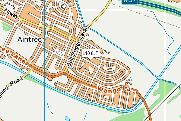 L10 8JT map - OS VectorMap District (Ordnance Survey)