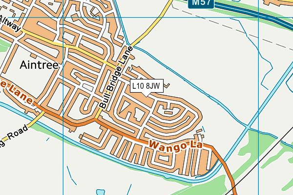 L10 8JW map - OS VectorMap District (Ordnance Survey)
