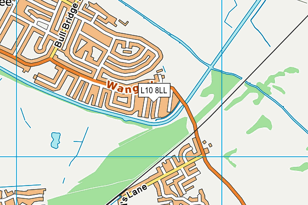 L10 8LL map - OS VectorMap District (Ordnance Survey)