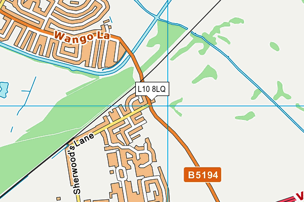 L10 8LQ map - OS VectorMap District (Ordnance Survey)