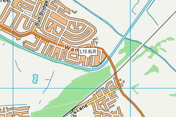 L10 8LR map - OS VectorMap District (Ordnance Survey)