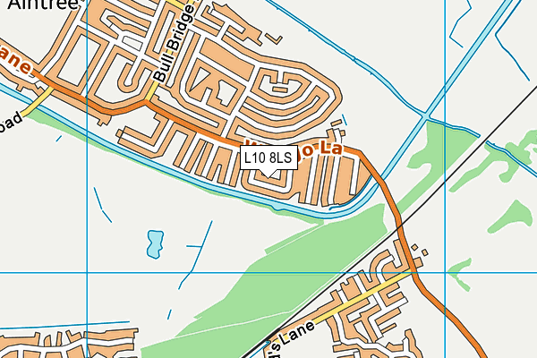 L10 8LS map - OS VectorMap District (Ordnance Survey)