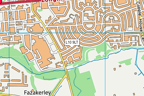 L10 9LT map - OS VectorMap District (Ordnance Survey)