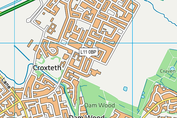Croxteth Community Primary School map (L11 0BP) - OS VectorMap District (Ordnance Survey)