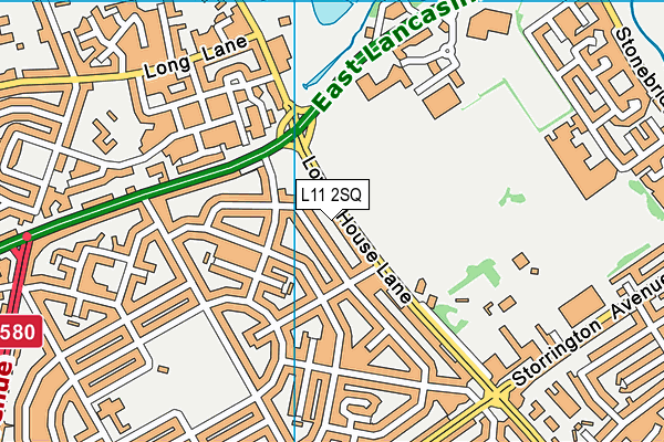 L11 2SQ map - OS VectorMap District (Ordnance Survey)