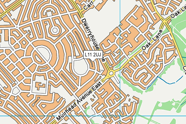 L11 2UJ map - OS VectorMap District (Ordnance Survey)