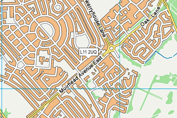 L11 2UQ map - OS VectorMap District (Ordnance Survey)