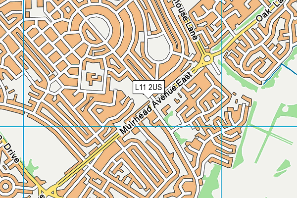 L11 2US map - OS VectorMap District (Ordnance Survey)
