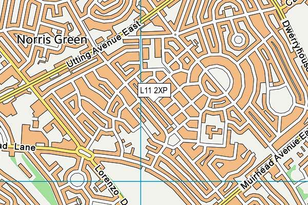 L11 2XP map - OS VectorMap District (Ordnance Survey)