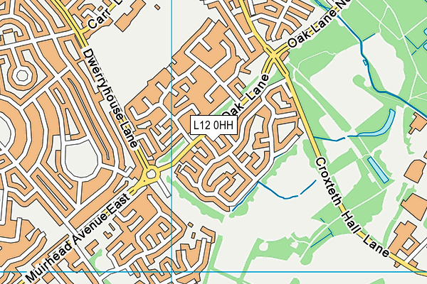 L12 0HH map - OS VectorMap District (Ordnance Survey)