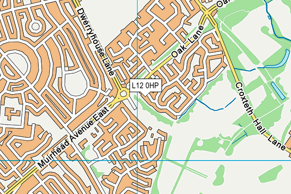 L12 0HP map - OS VectorMap District (Ordnance Survey)